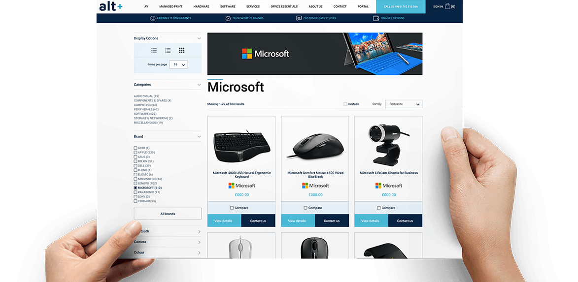 Centralised catalogue data management and integrated marketing tools for Advantia Business Supplies on Comgem