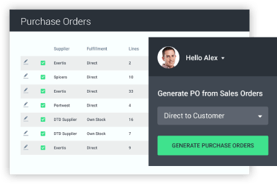 Supplier and purchasing management
