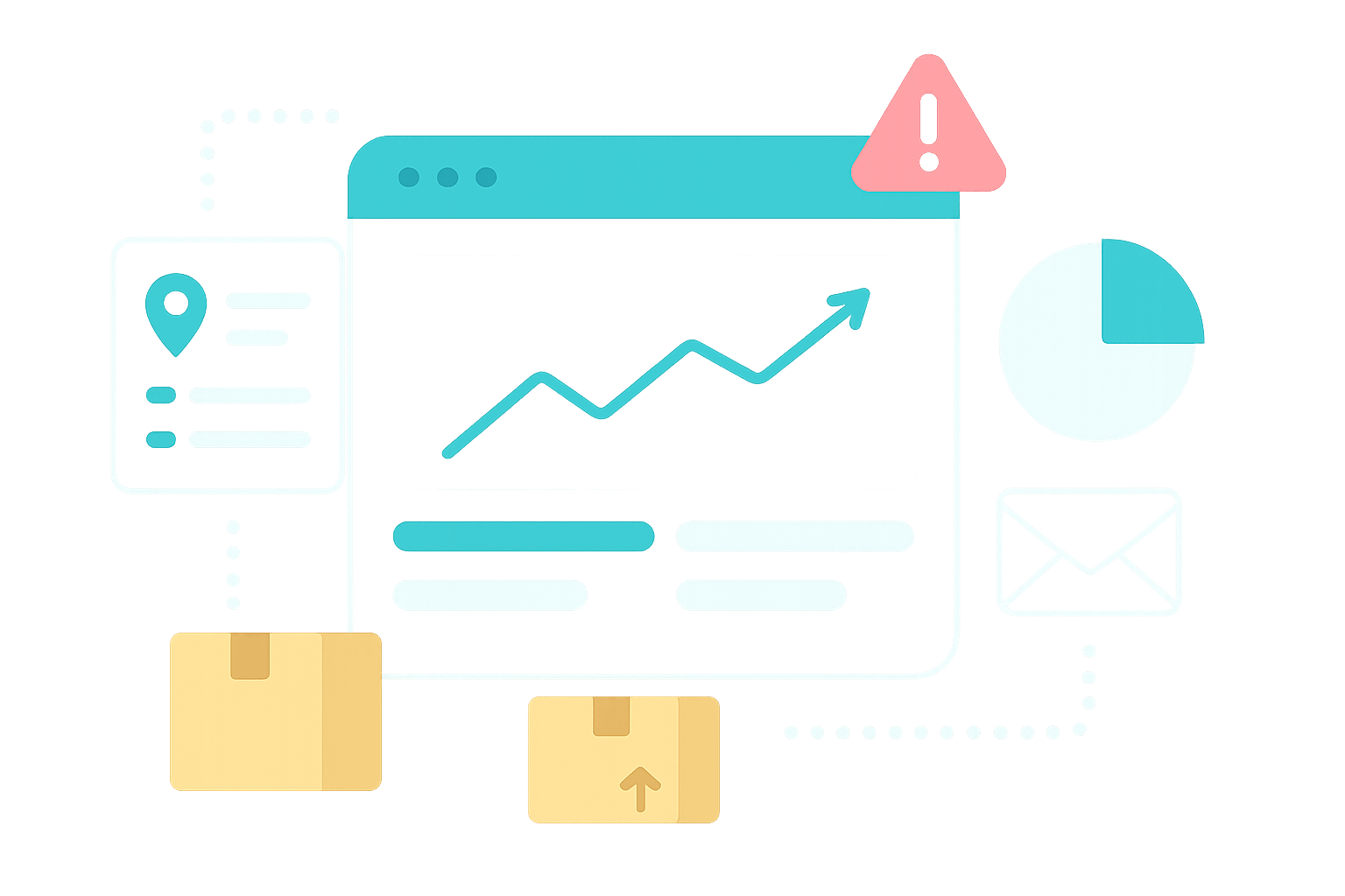 Dispatch performance and shipment visibility dashboard