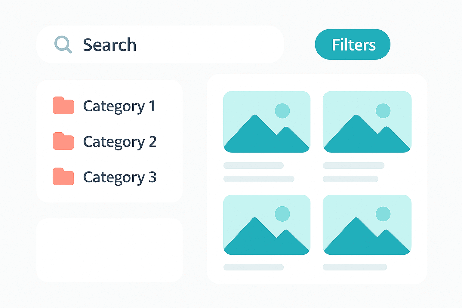 Category and taxonomy tools showing how Comgem PIM organises products for easier discovery