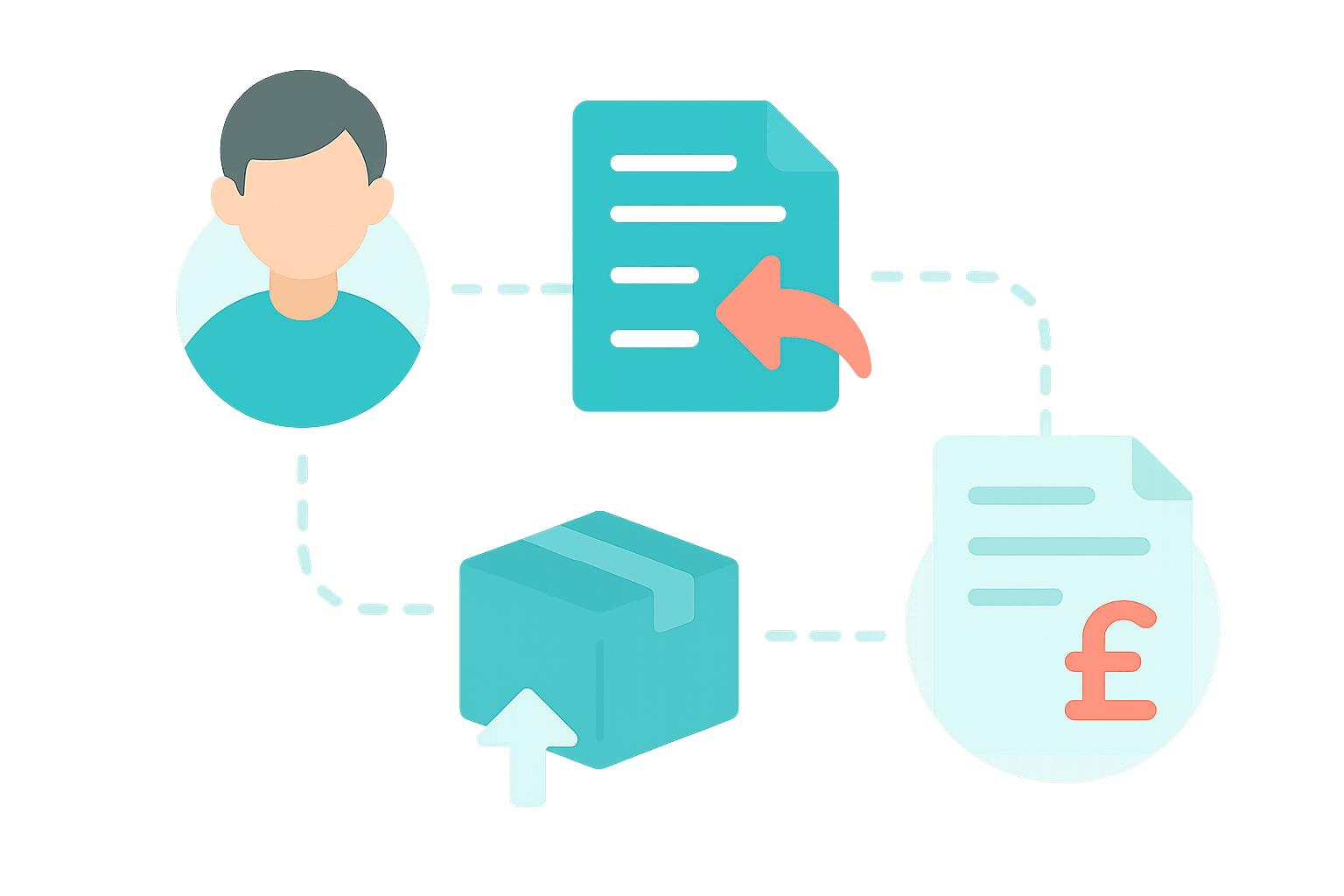 supplier returns workflow including returned goods, return notes, and supplier credit creation