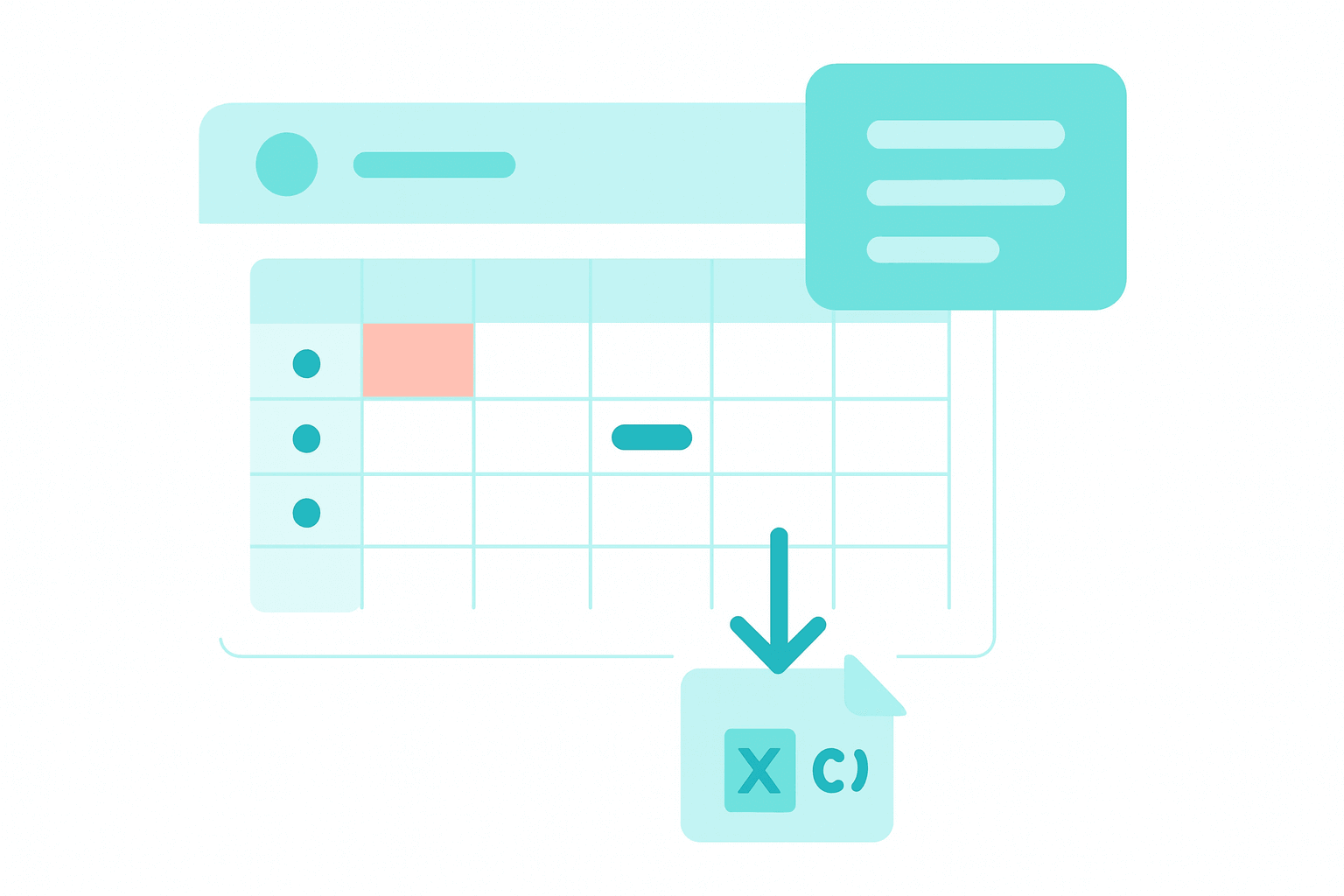 Custom report builder for filtering, grouping, and exporting sales and customer data in a B2B ecommerce platform
