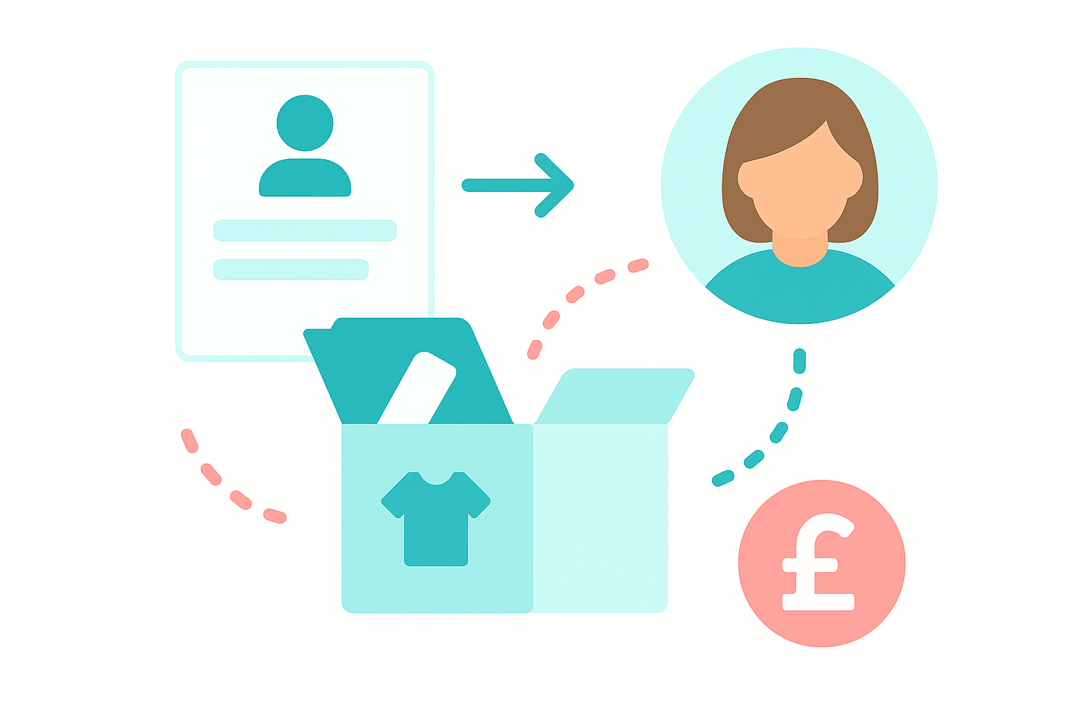 B2B returns workflow including RMAs, credit notes, and stock updates.