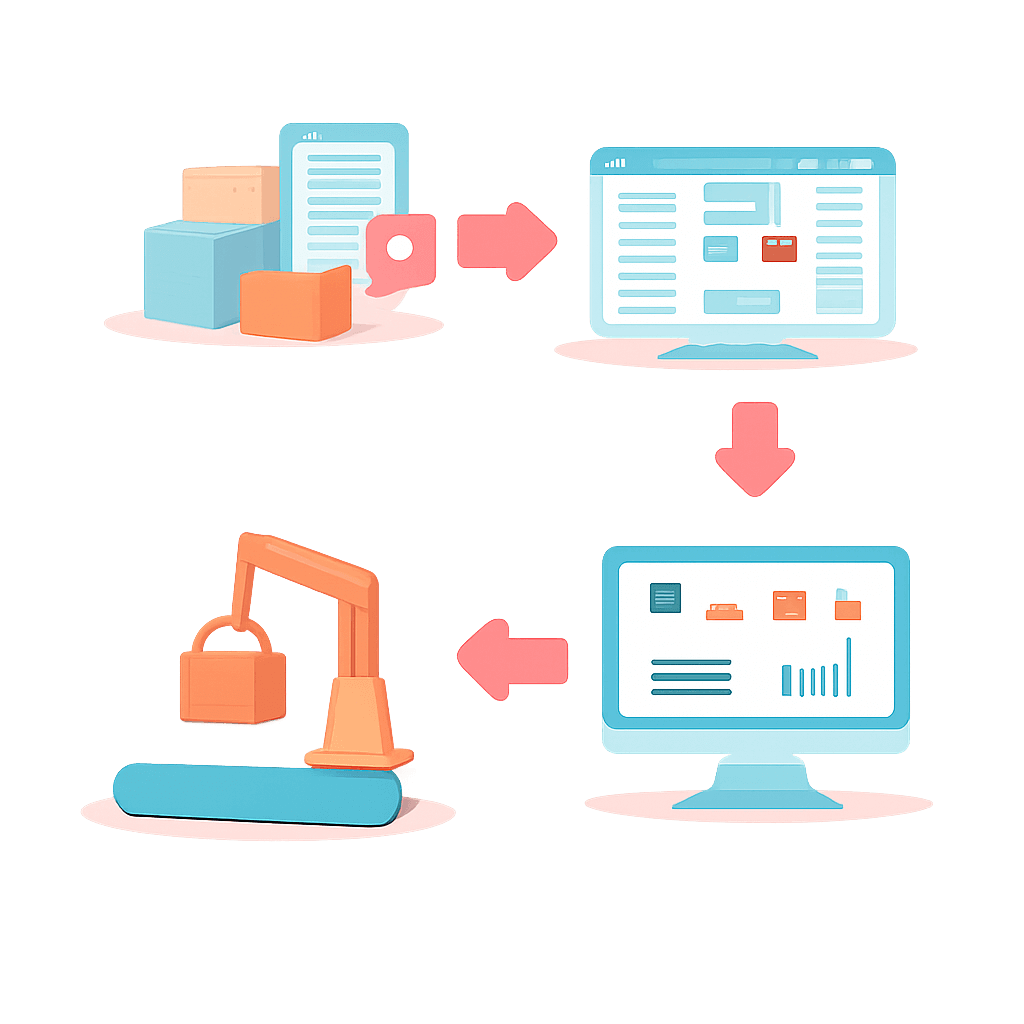 Manufacturing ecommerce workflow